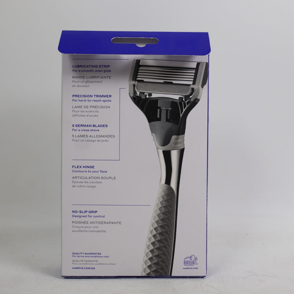 Men's Razor Handle with 2 Cartridges - Chrome Shaving Kit
