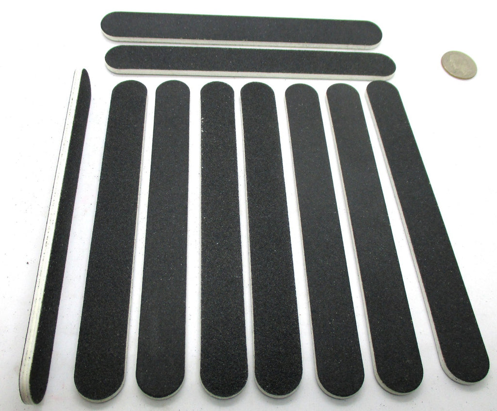 7-Inch Double Sided Nail Files Emery Boards 100/180 Grit Salon Pack