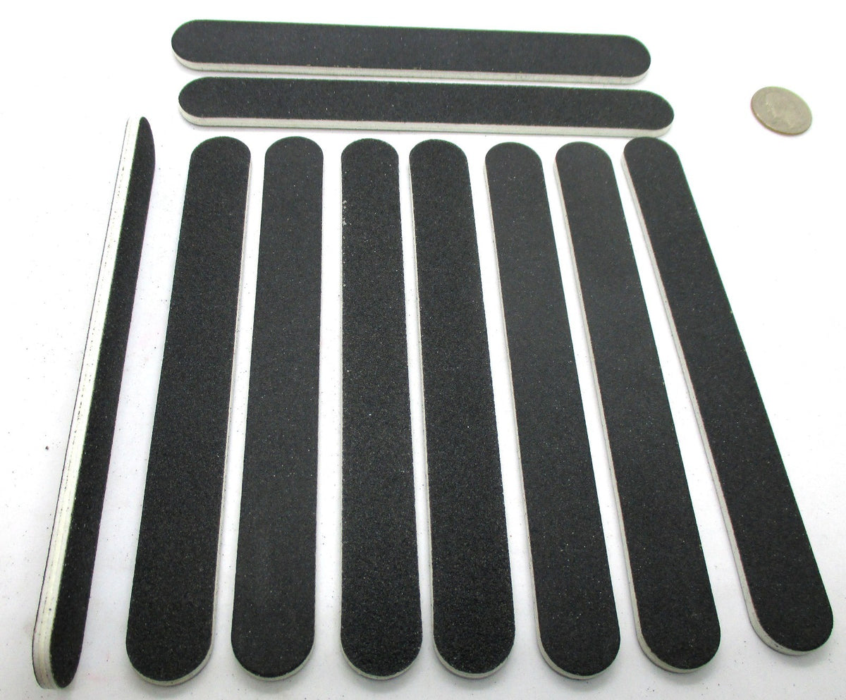 7-Inch Double Sided Nail Files Emery Boards 100/180 Grit Salon Pack