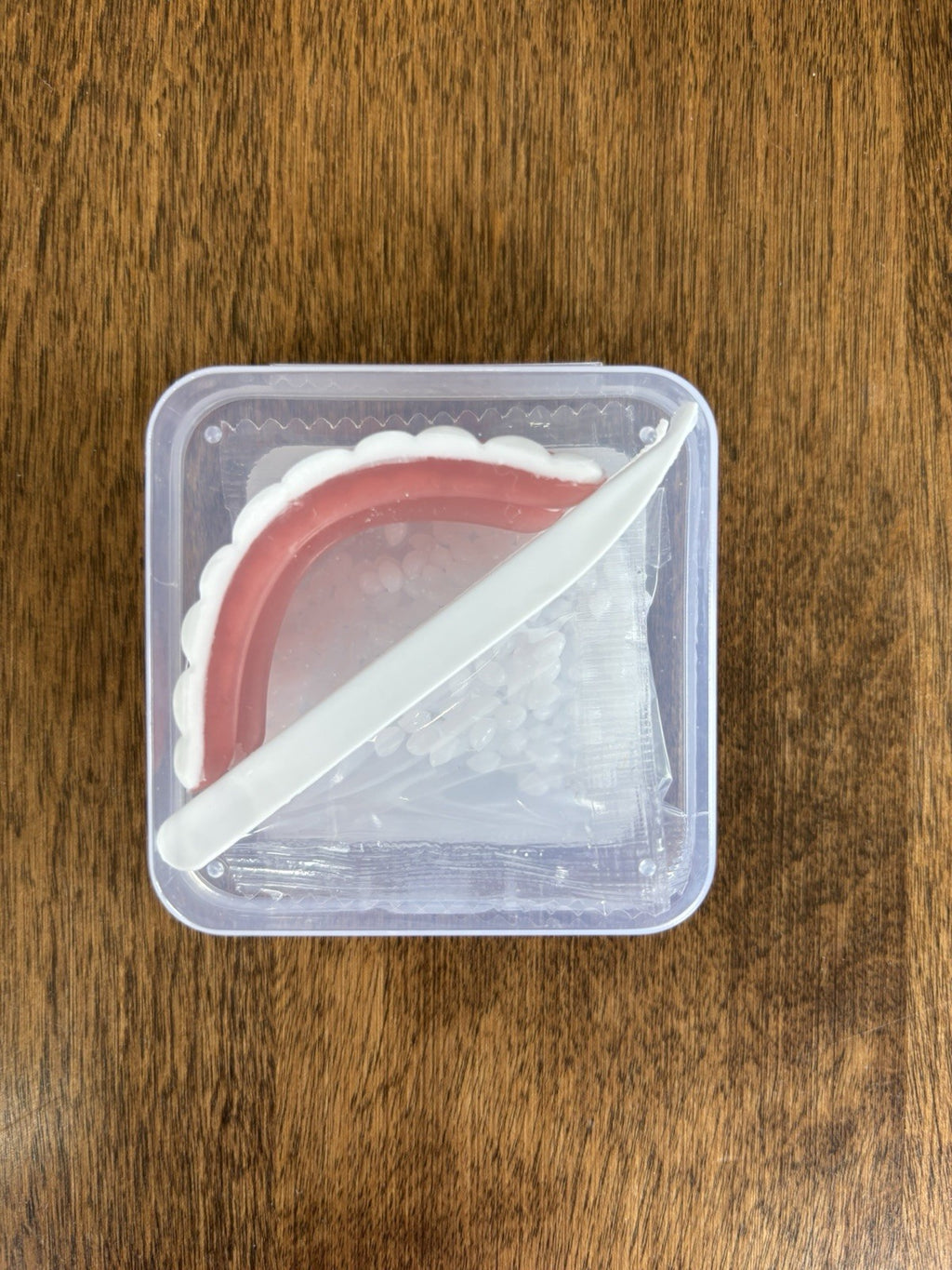 Natural Teeth Silicone Denture Set - Comfort Fit Flex Smile