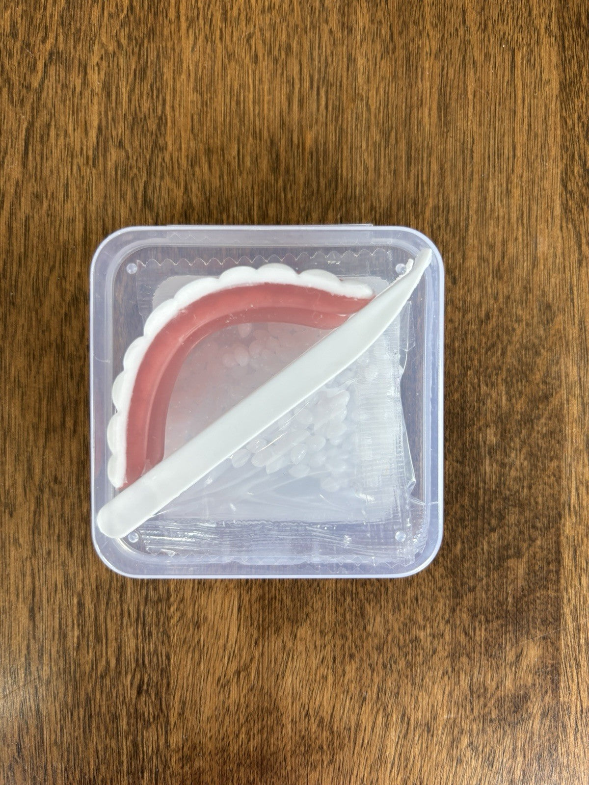Natural Teeth Silicone Denture Set - Comfort Fit Flex Smile