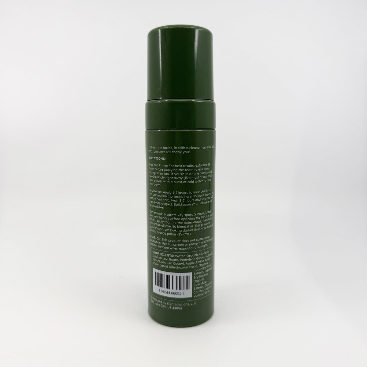 Natural Tanning Foam 6oz Fragrance-Free Self Tanning Solution