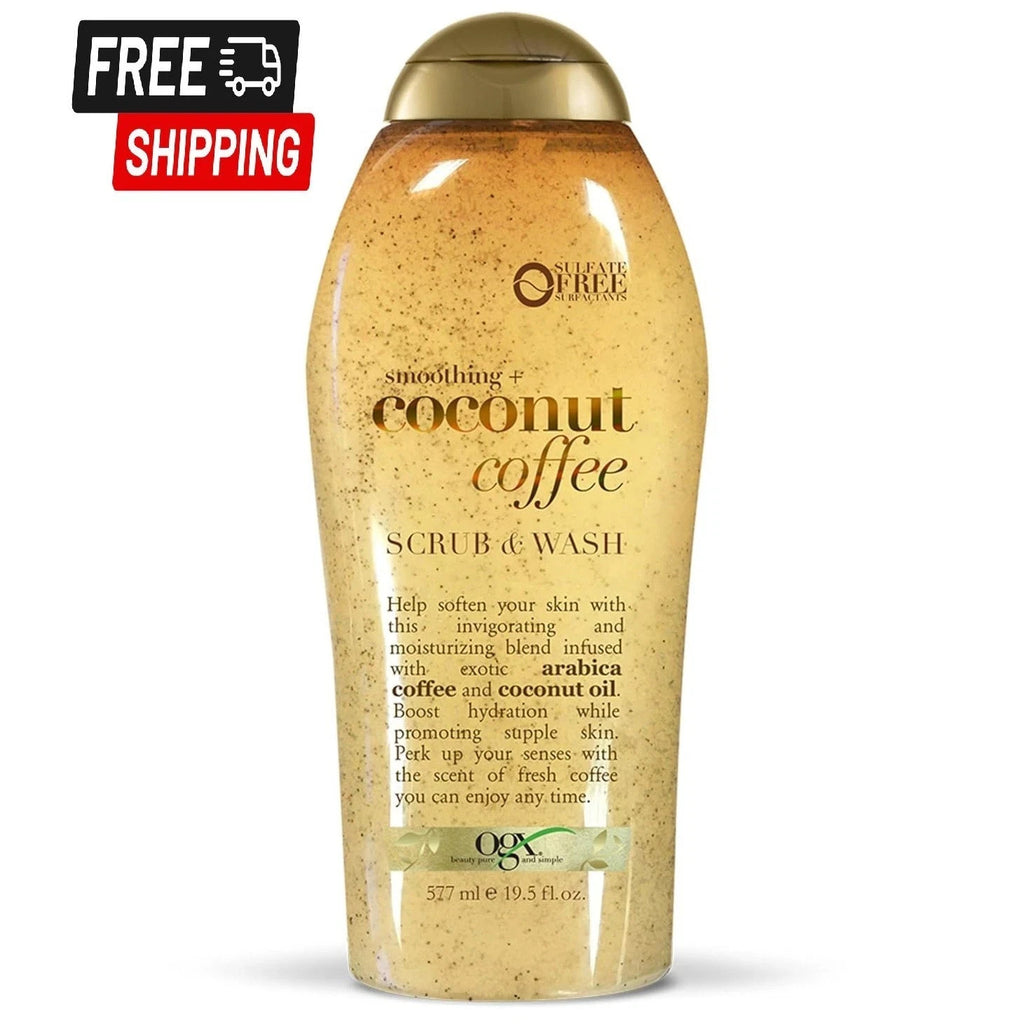 OGX Coconut Coffee Body Wash & Exfoliating Scrub - 19.5oz