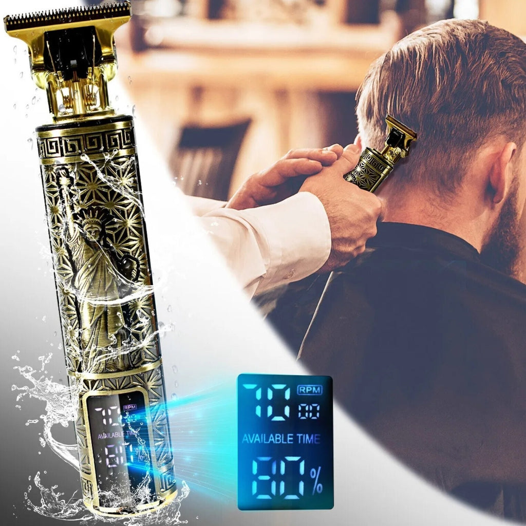 Cordless Hair Clippers & Beard Trimmer for Men, Precision Edgers, 75 RPM