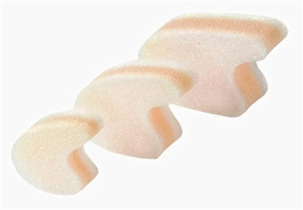 3-Layer Toe Separators for Pain Relief and Alignment - 6 Pack