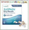 Dry Mouth Relief Discs - Moisturizing XyliMelts for Night & Day, Sugar-Free, 40 Count