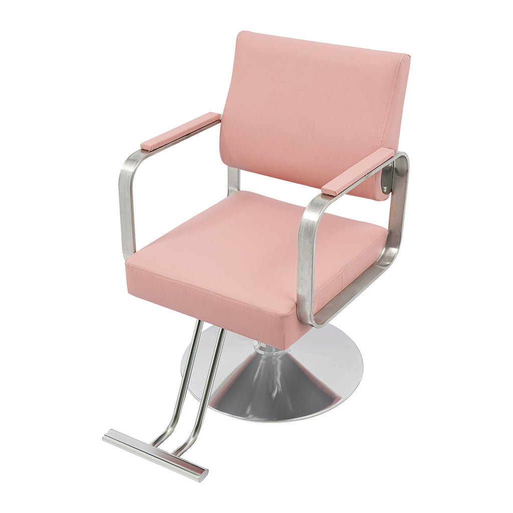 Rotating Barber Chair with Hydraulic Pump for Hair Salons and Barbershops