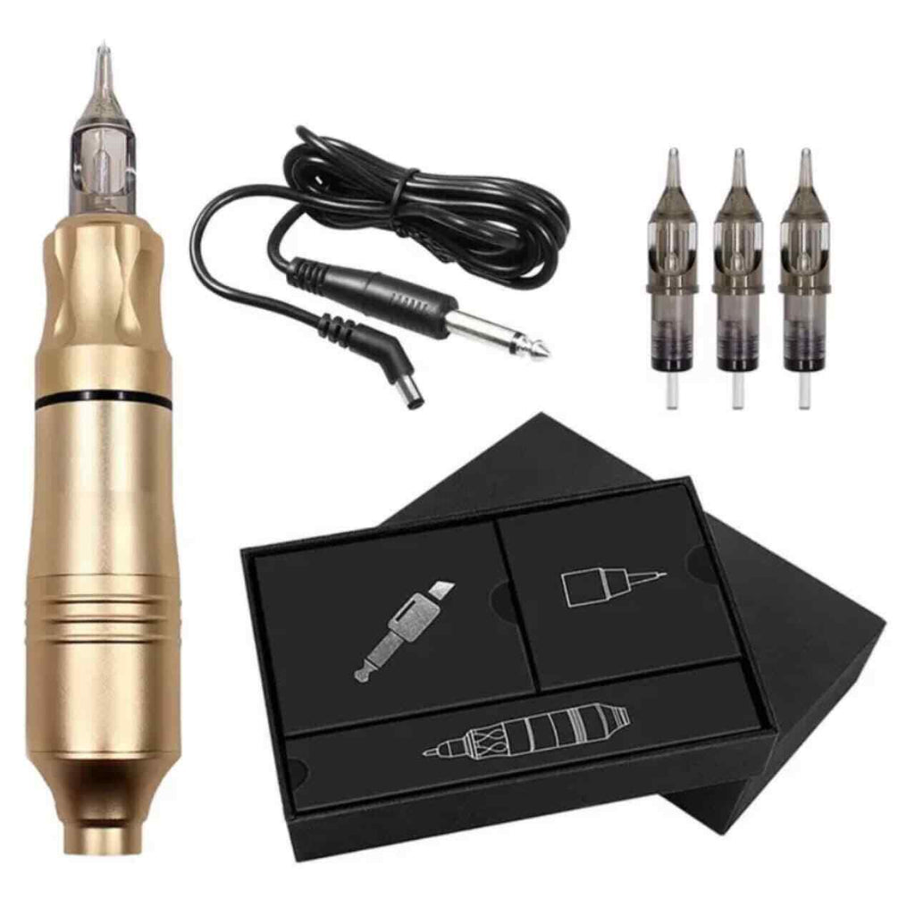 Atom Rotary Pen Tattoo Machine WQ090 for Permanent Makeup - Japan Motor, Low Noise