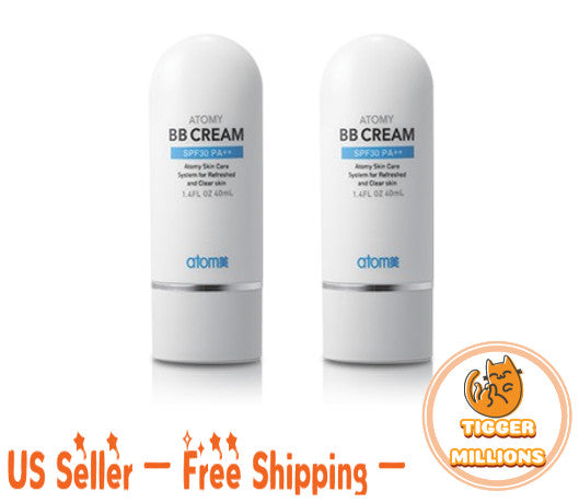 All Skin Types BB Cream SPF30 PA++ 40ml - Korean Import, 2 Pack