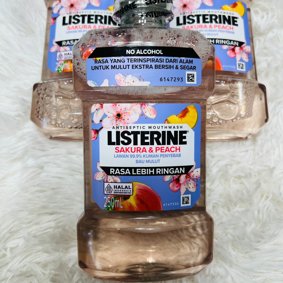Sakura and Peach Mouthwash - 250ml Oral Care Rinse