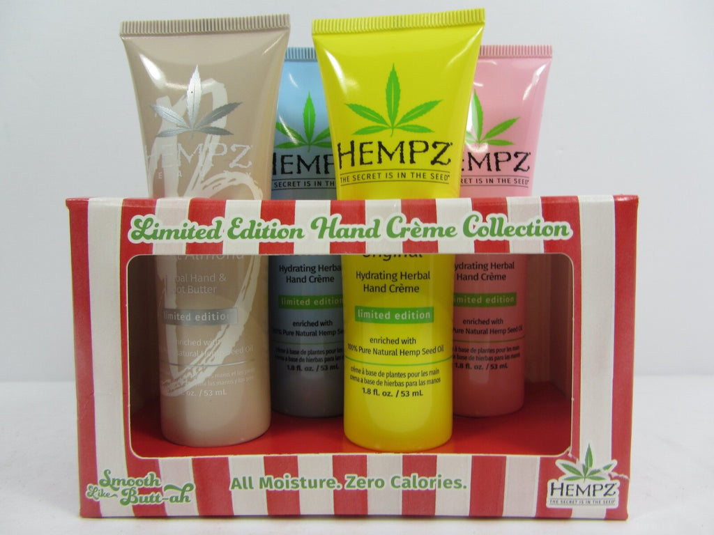 Hydrating Herbal Hand & Foot Cream Set - 4 Scents by Hempz, 1.8 oz Each