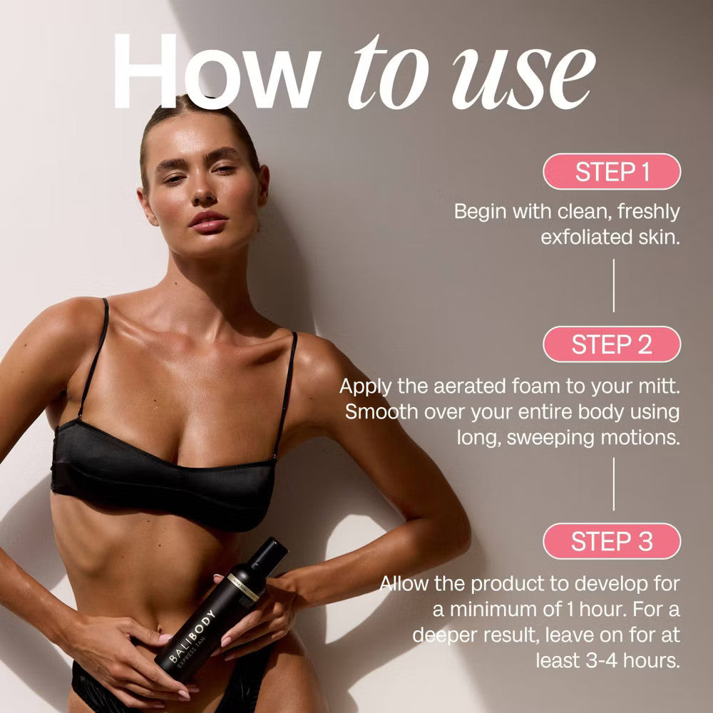 Self Tanner Mousse Ultra Dark Sunless Tanning Foam - Fast-Developing & Streak-Free