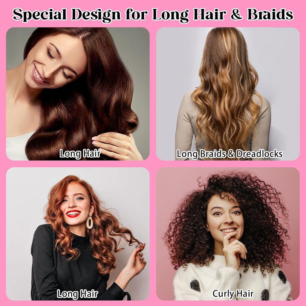 Large Waterproof Shower Cap for Braids & Long Hair - Extra Long, Reusable