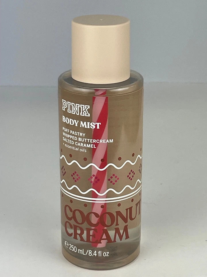 Victoria's Secret Pink Coconut Cream Body Mist Spray - 8.4 oz New