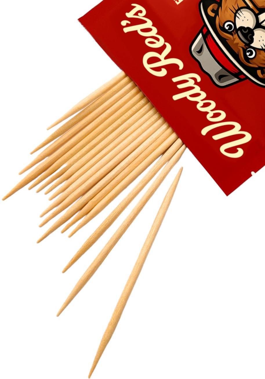 Cinnamon Toothpicks - Woody Red's Flavored Hot Picks, 50 Count