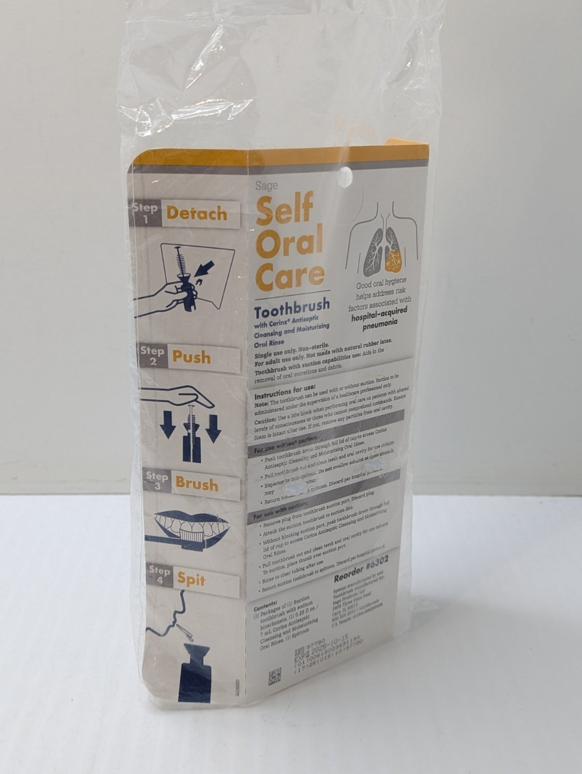 Self Oral Care Toothbrushes 2 Pack - Expires 10/15/2025