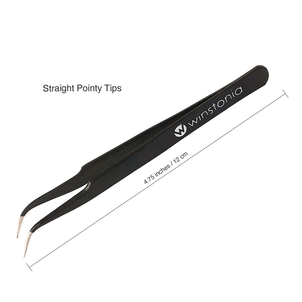 Professional Stainless Steel Tweezers Set for Manicure Eyebrows & Blackhead Removal