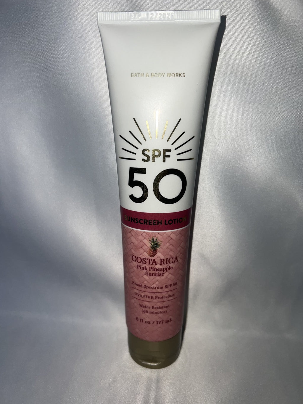 Pink Pineapple Sunrise Sunscreen Lotion SPF 50 - 6 oz, Broad Spectrum UV Protection