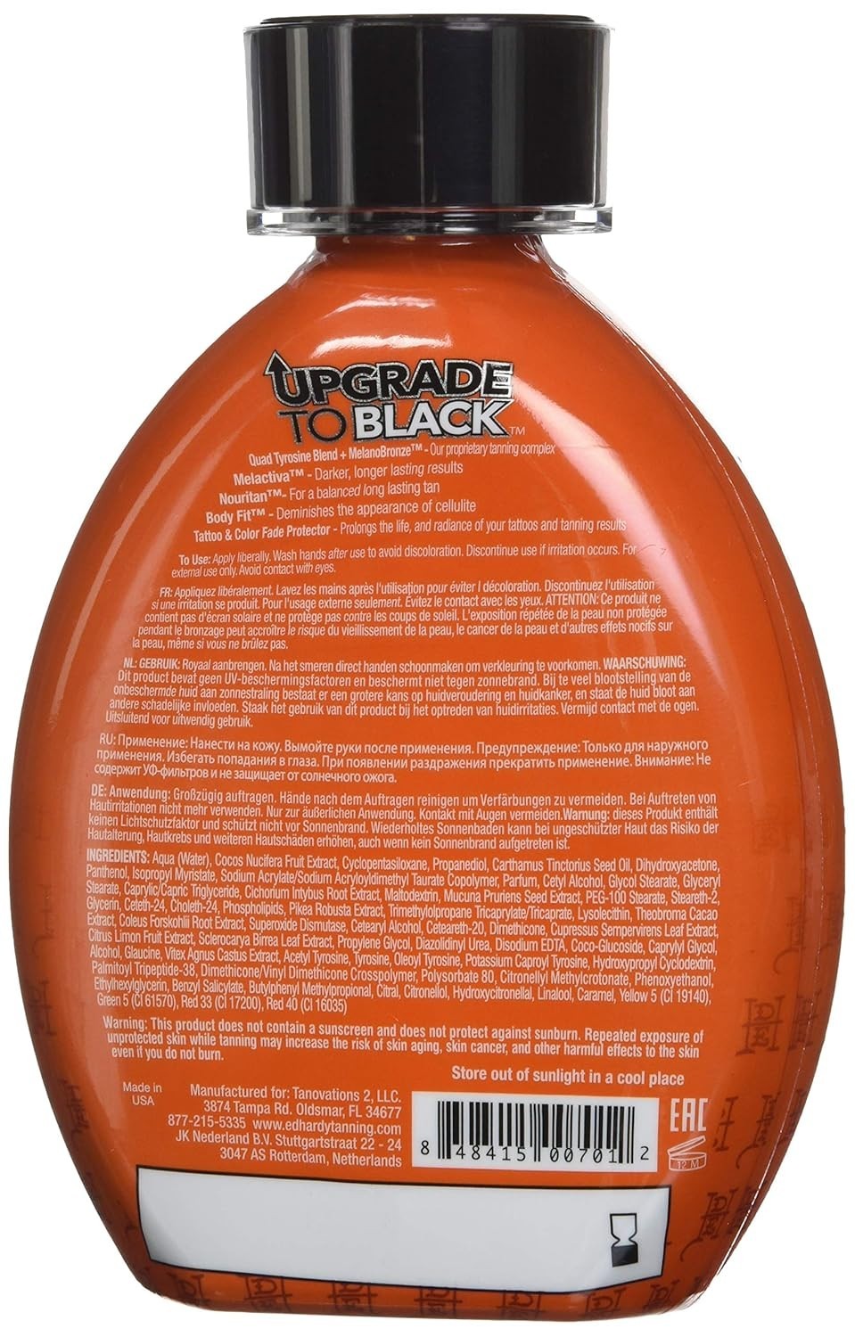 Ed Hardy Triple Bronzer Tanning Lotion 13.5 oz - Instant Dark Tan