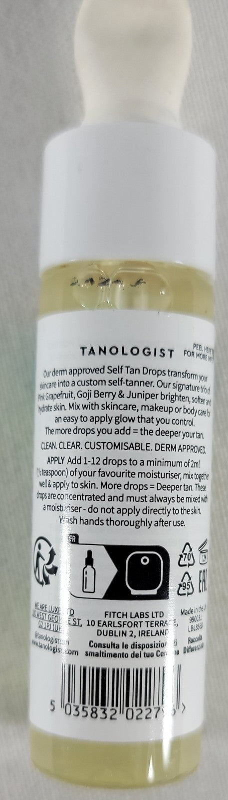 Self-Tanning Drops Medium - Natural Glow Tanologist 0.5 Fl Oz