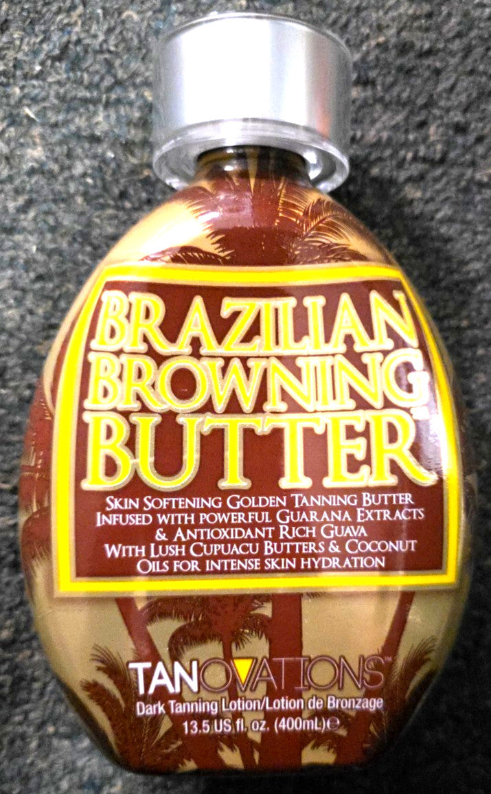 Dark Tanning Lotion with Coconut Oil - Ed Hardy Brazilian Browning Butter 13.5oz