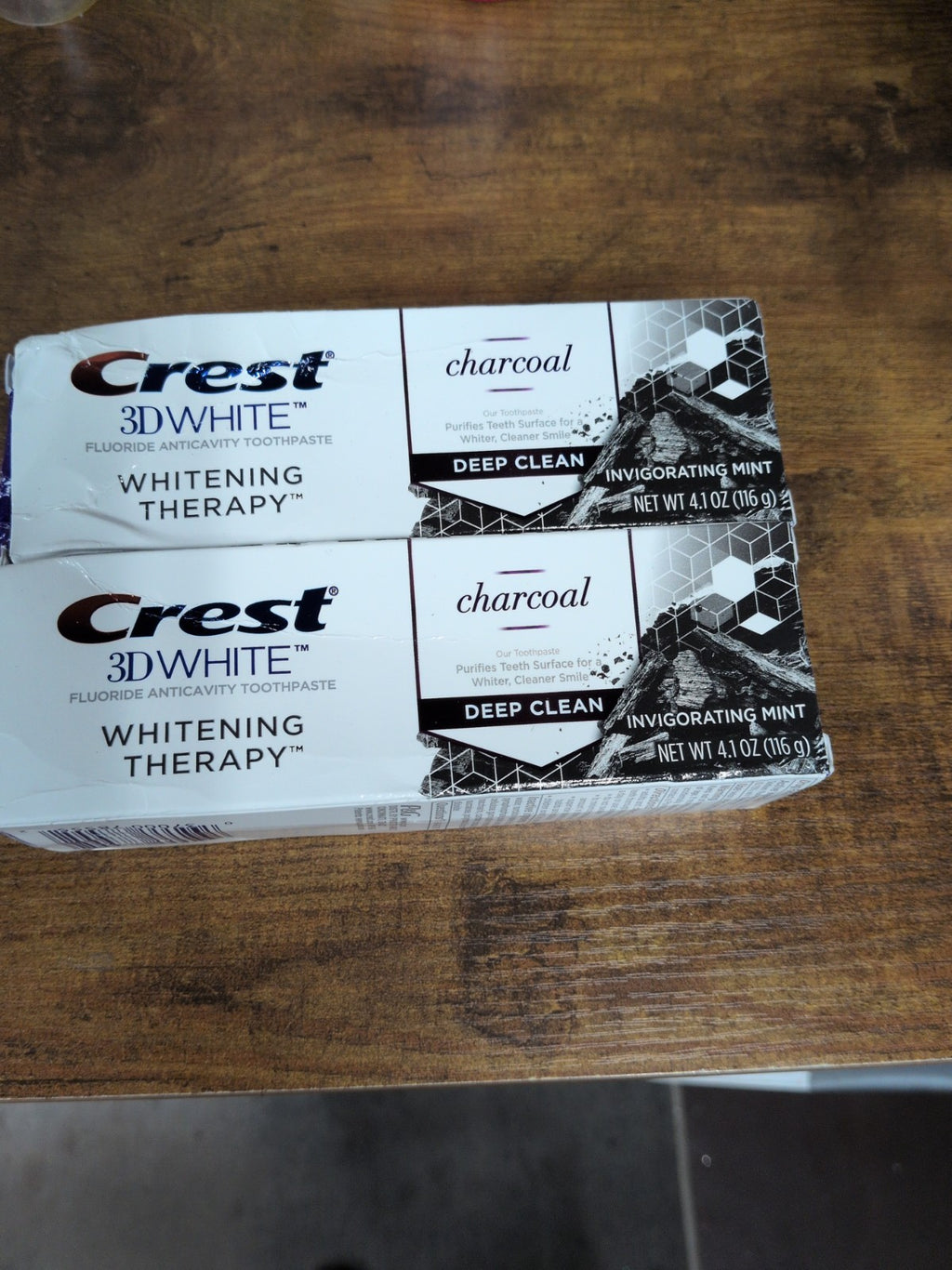 Crest 3D White Whitening Therapy Charcoal Toothpaste Mint 2024 - Deep Clean Oral Care