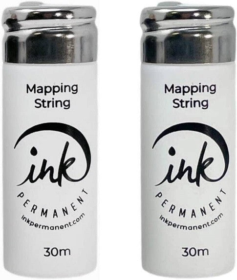 Eyebrow Mapping String Pre-Inked 2×100 ft - Premium Microblading Thread