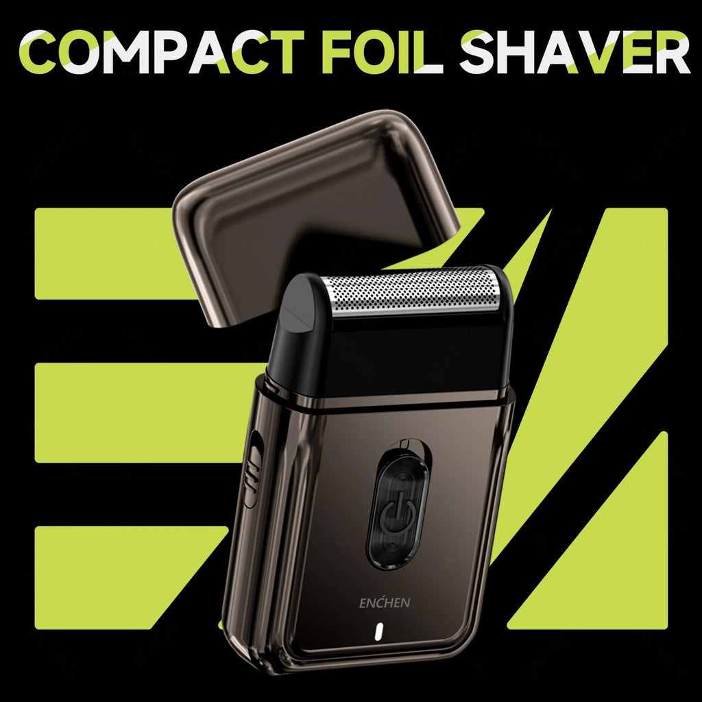 Men's Rechargeable Electric Shaver Trimmer Razor with Pop-Up Trimmer