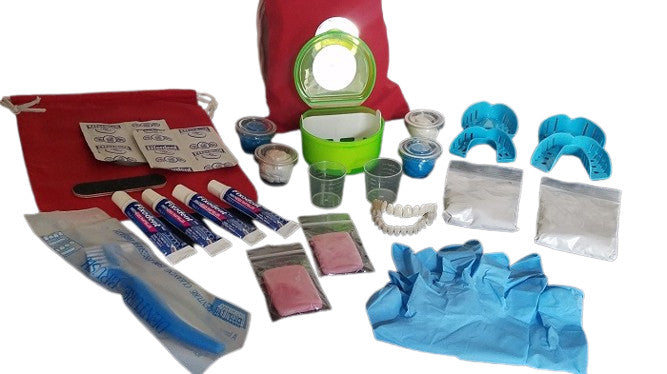 DIY Denture Kit for Custom Full and Partial Dentures - Home Use, Medical-Grade Materials