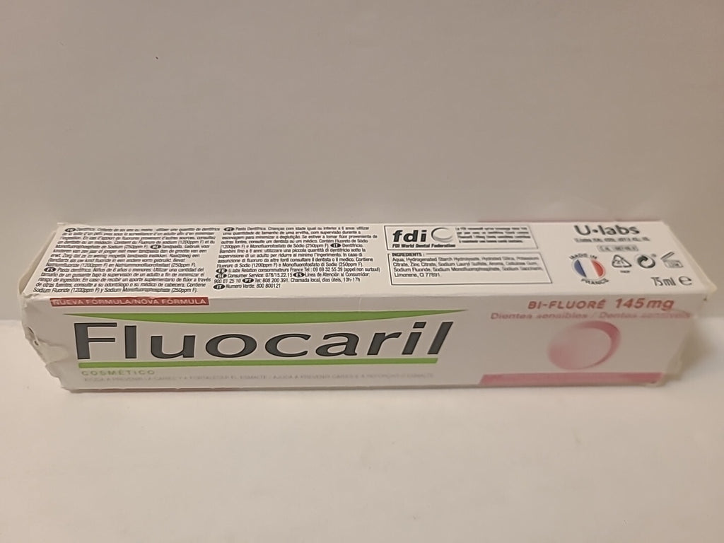 Sensitive Fluoride Toothpaste 75ml - Fluocaril Bi-Fluore