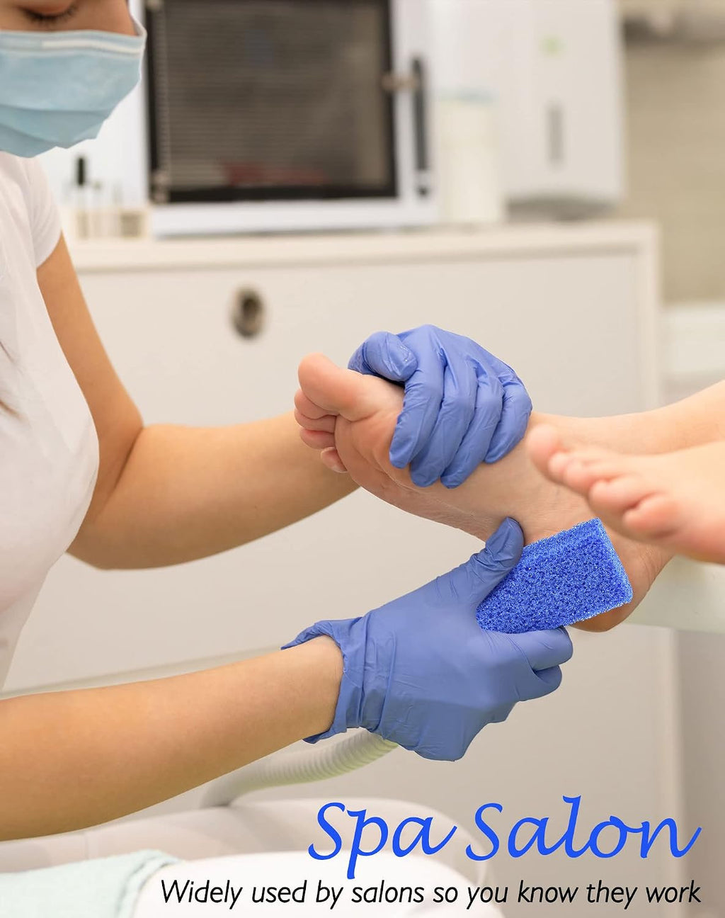 Disposable Pedicure Pumice Stone for Feet Scrubber - 40PCS Coarse & Medium Grit