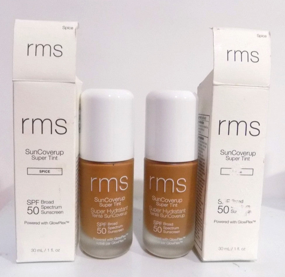 RMS Beauty SunCoverup Super Tint SPF 50 - Spice, 1 oz. Natural Sunscreen
