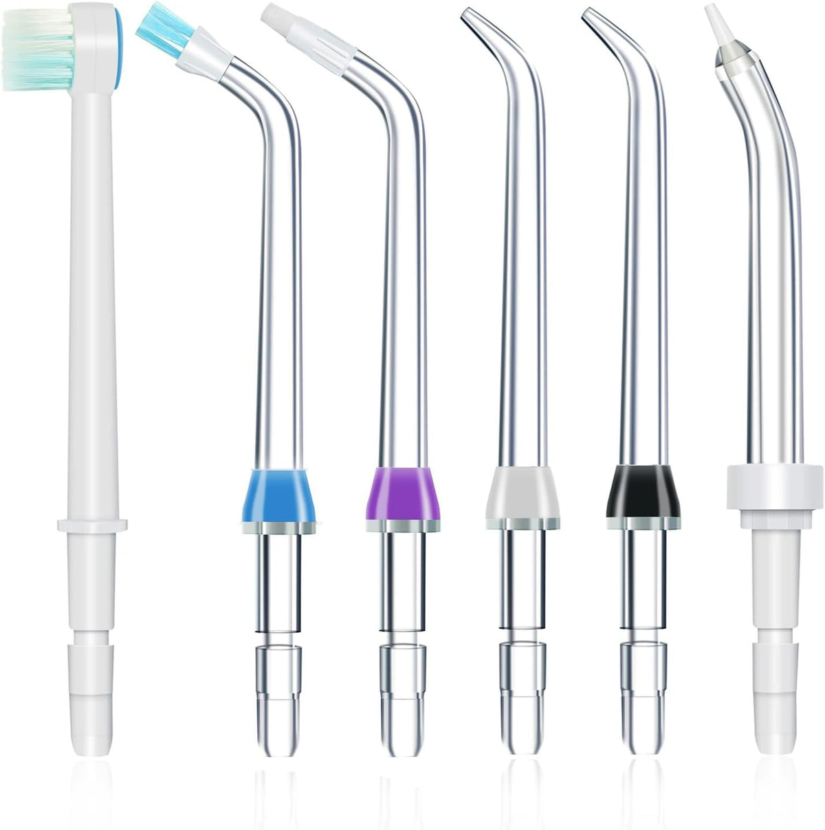 Water Flosser Replacement Tips for Waterpik & Compatible Oral Irrigators