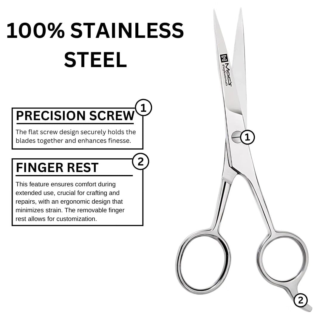 Professional Hair Cutting Scissors 6.5 Inch Japanese Stainless Steel Barber Shears
