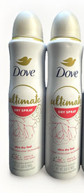 Dove Ultimate Dry Spray Deodorant 72HR Antiperspirant - 3.8oz, Pack of 2