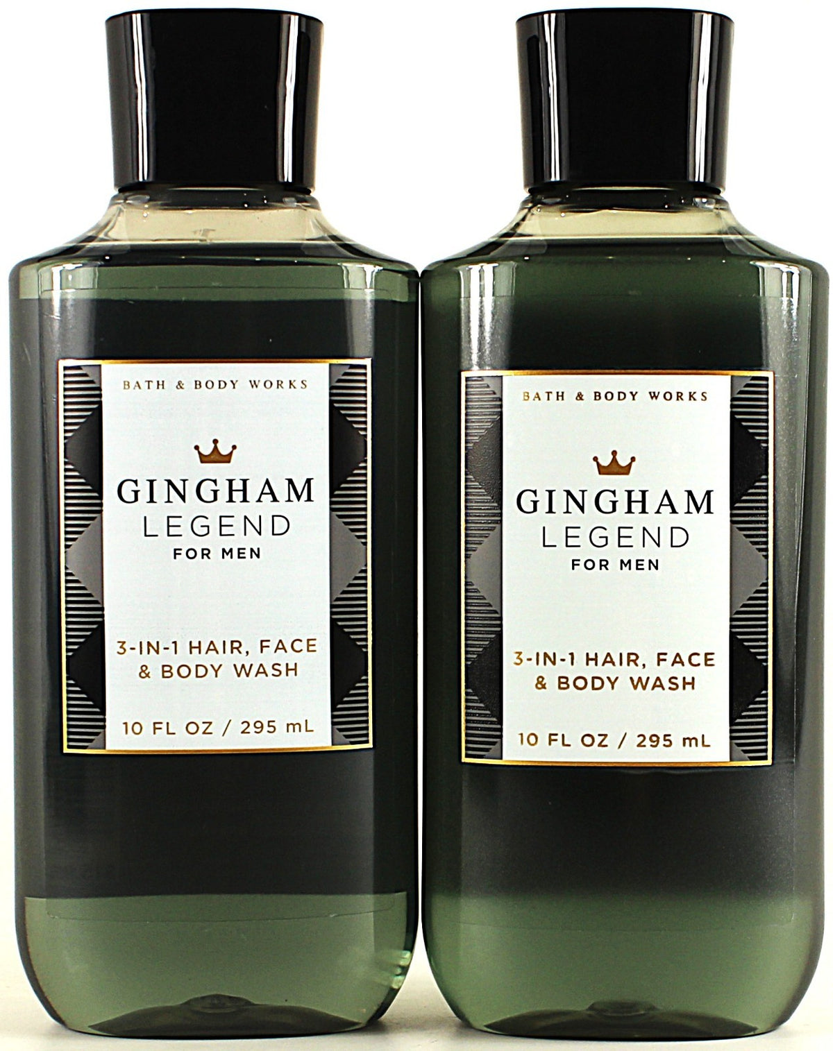 Men's Gingham Legend Body Wash & Face & Hair Shampoo 10oz - Pack of 2