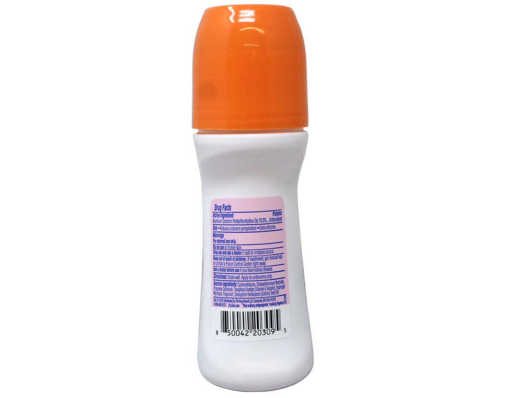 Unscented Roll-On Deodorant for Sensitive Skin - 3.25 fl oz Pack of 2