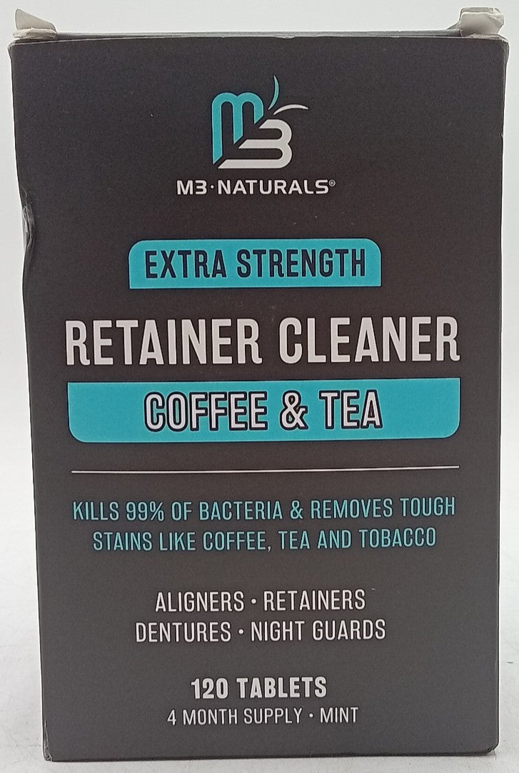 Coffee and Tea Retainer Cleaner Tablets Mint - 4 Month Supply