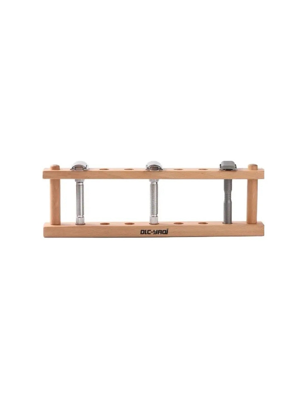 Wood Safety Razor Display Stand – 7 Holes, Countertop Storage for Razors