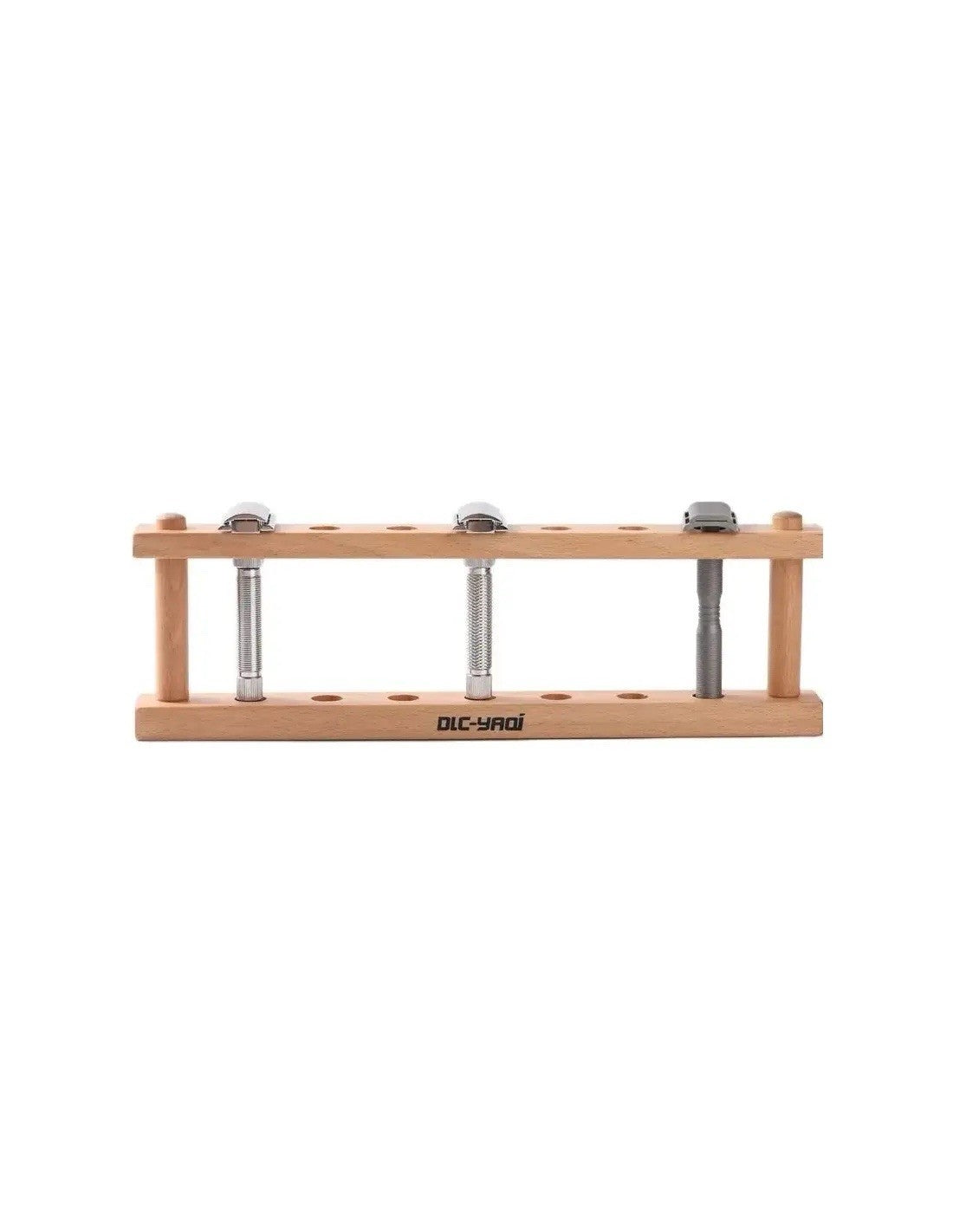 Wood Safety Razor Display Stand – 7 Holes, Countertop Storage for Razors