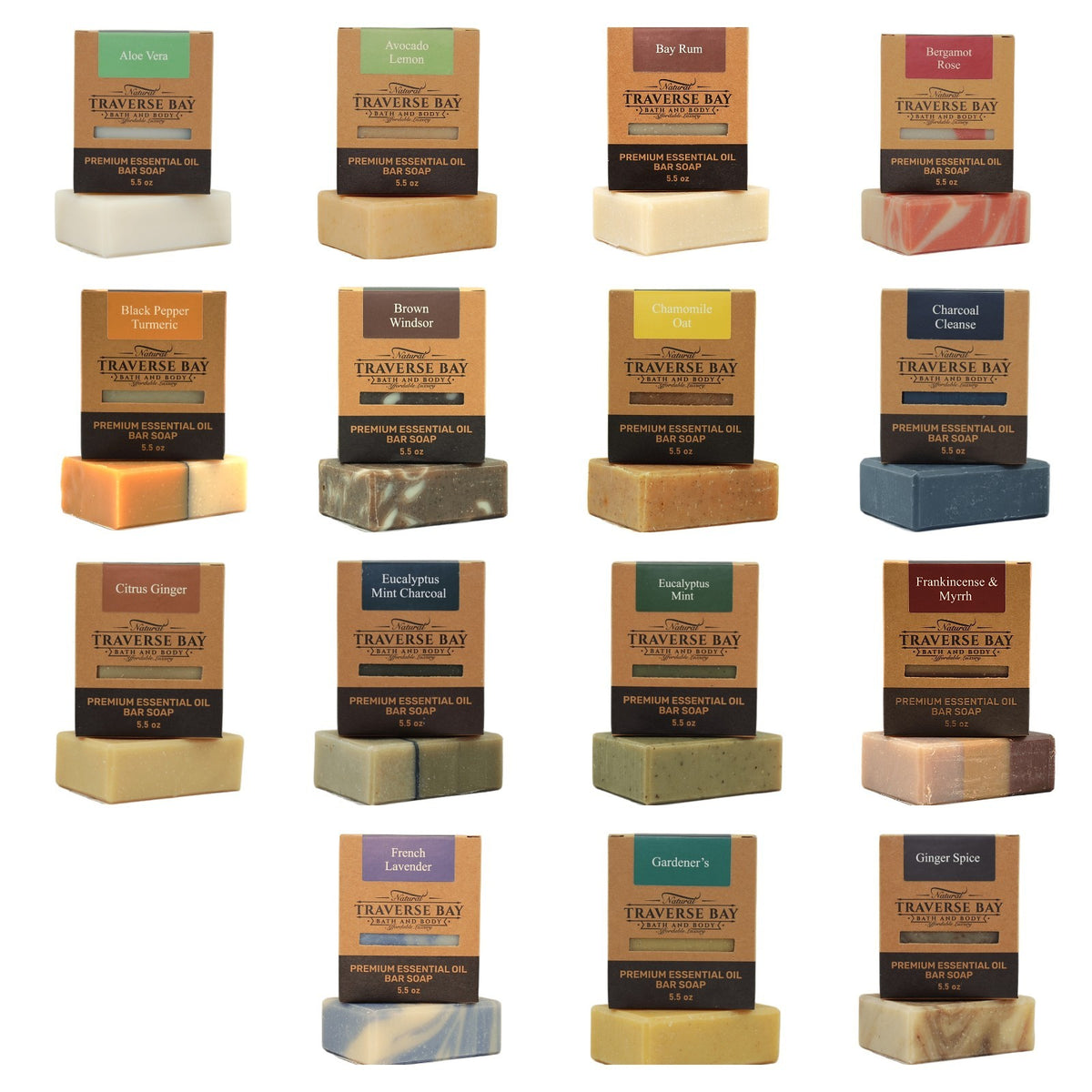 Sandalwood Handmade Cold Process Bar Soap - Large 5.5-6 oz Natural Skincare