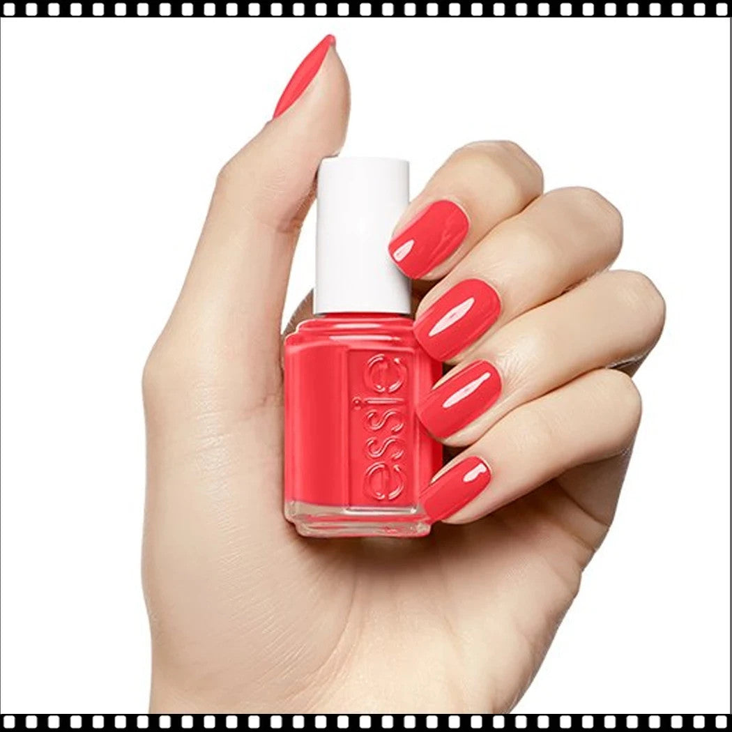 Essie Nail Polish Ole Caliente 789 Fiery Orange-Red, Vegan, 0.46 Fl oz