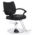 Hydraulic Barber Chair Salon Styling Chair with 150kg Capacity Black