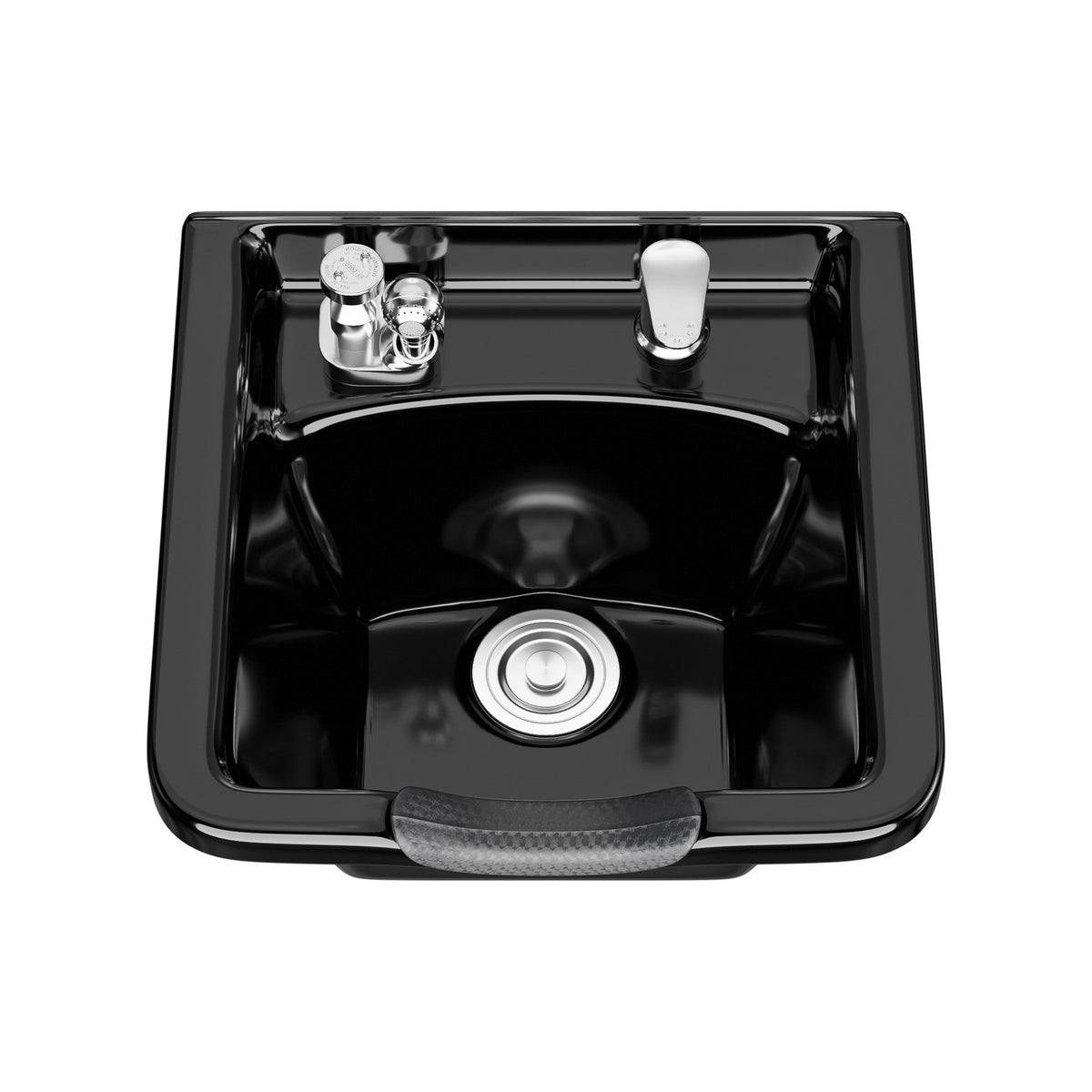 Salon Shampoo Sink Bowl Set with Faucet Sprayer Vacuum Breaker