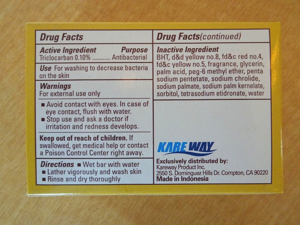 Pure Antibacterial Deodorant Soap Bar - 3.5 oz, Pack of 24