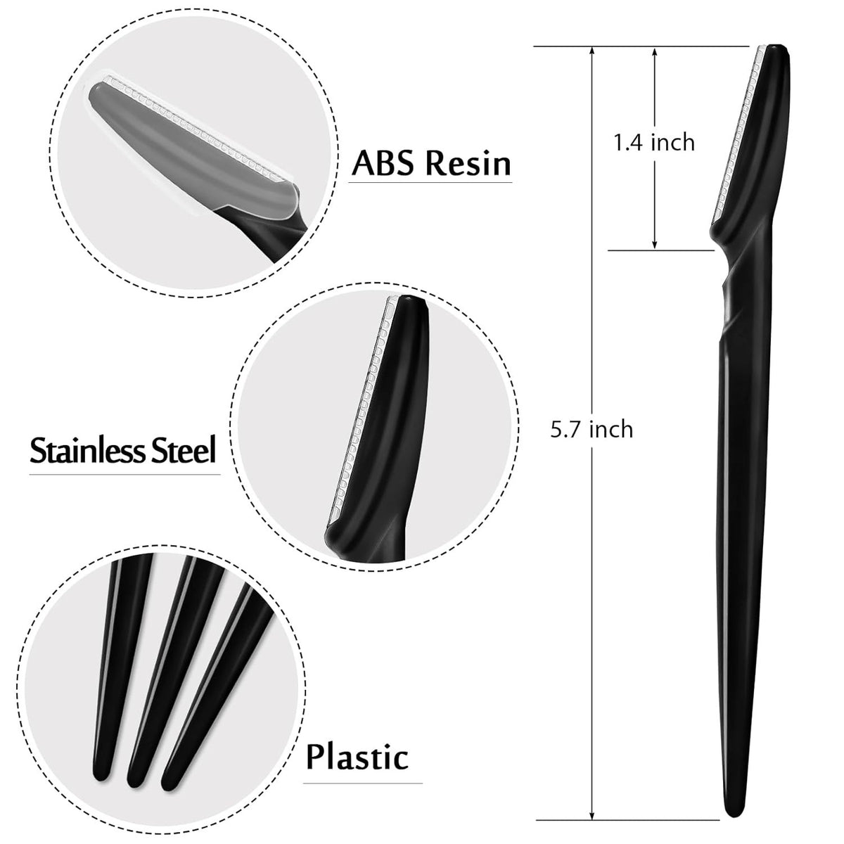 21 Pcs Eyebrow and Face Razors Multipurpose Dermaplaning Tools for Hair Removal