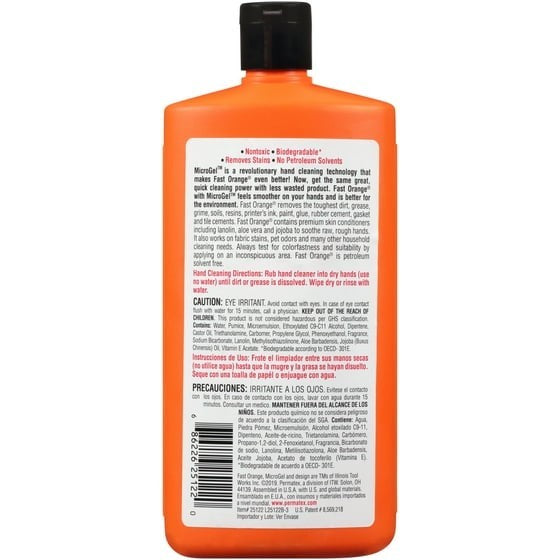 2 Pack Micro Gel Pumice Hand Cleaner with Aloe and Citrus Scent - 15 oz