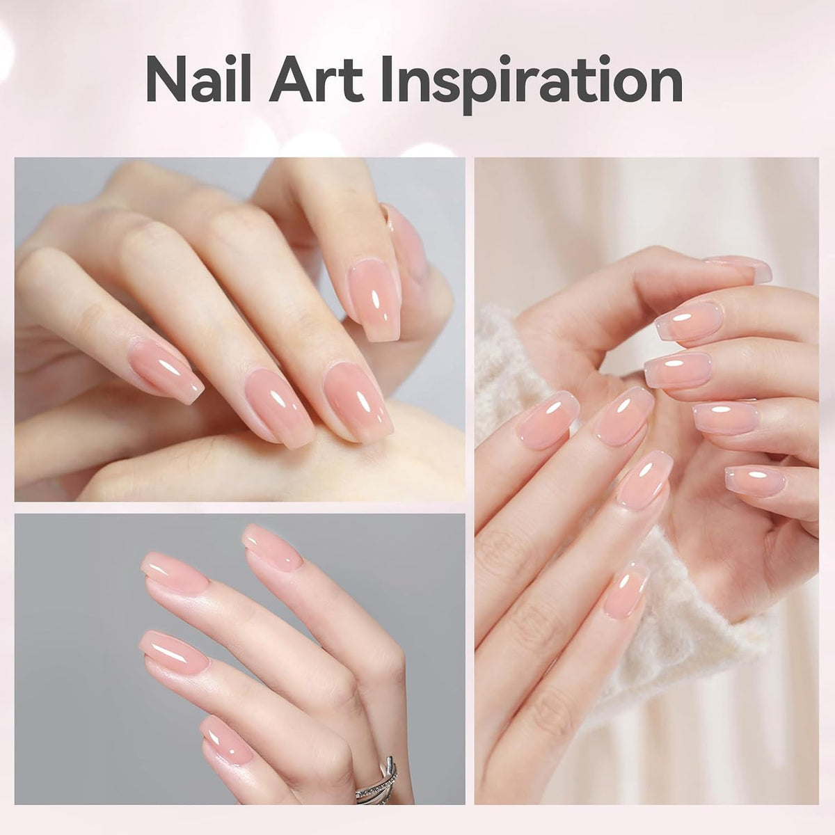 8-in-1 Builder Gel for Nails Pink Extension & Strengthening Gel 15ML