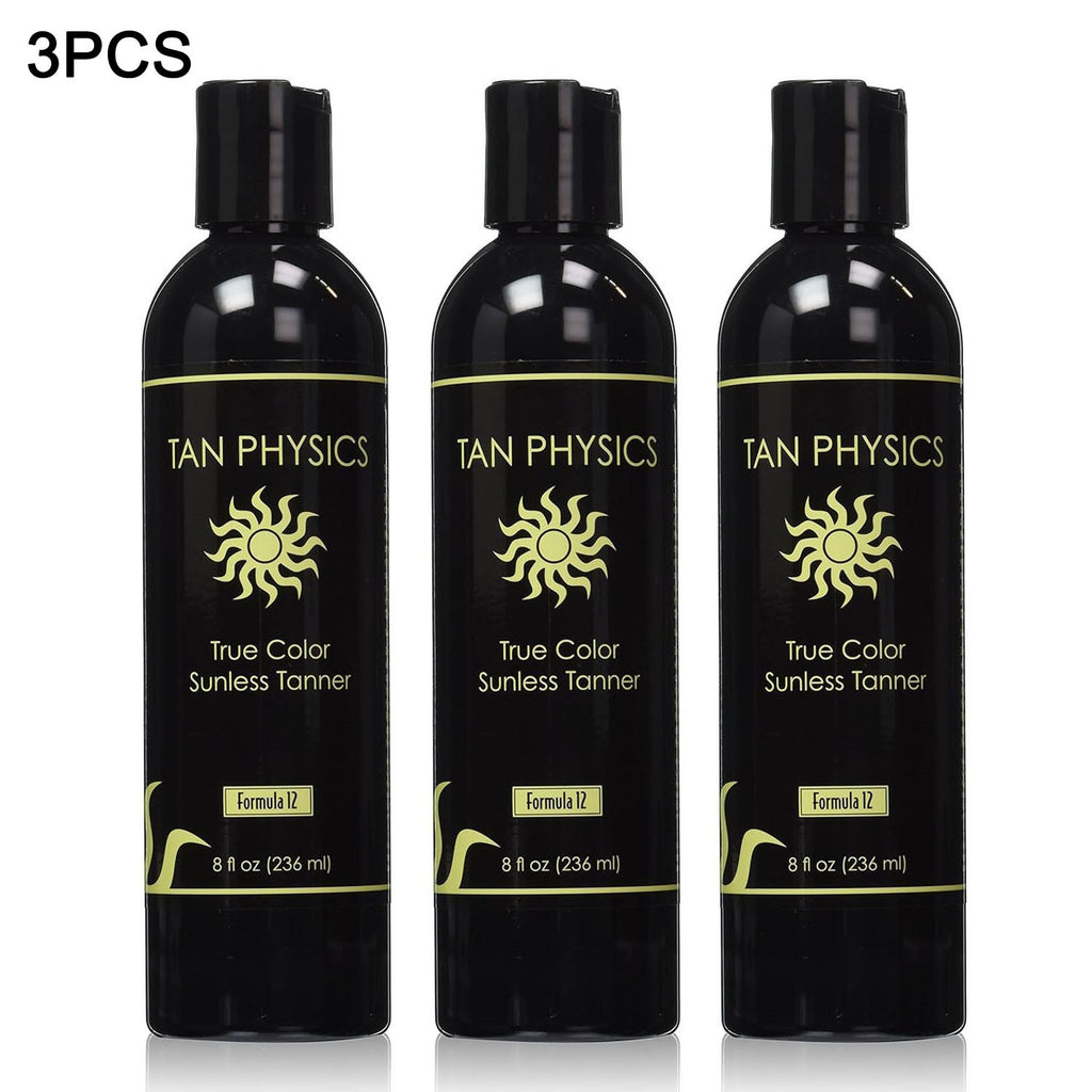 3-Pack Self Tanner Lotion - Sunless Tanning & Anti-Aging Hydrator, 8 fl oz