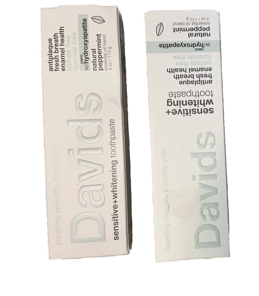 Fluoride-Free Hydroxyapatite Toothpaste for Sensitive - 2 Pack